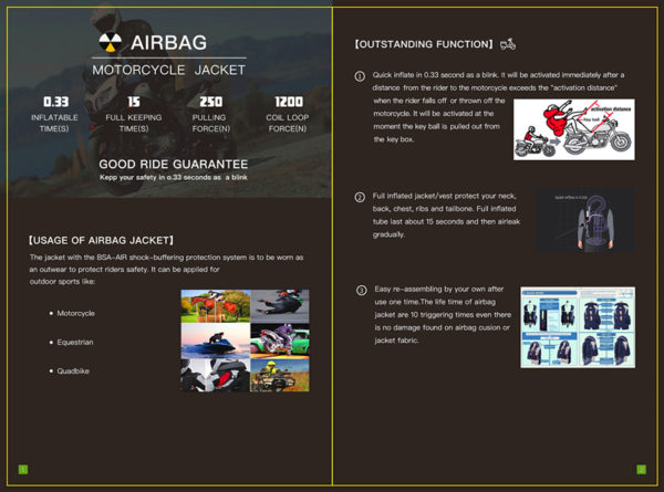 Airbag Motorcycle Reflective Vest - Image 2